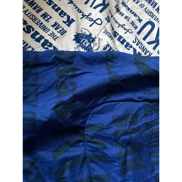 The University Of Kansas Jayhawks Logo Polyester Blanket By Northwest - Picture 13 of 14